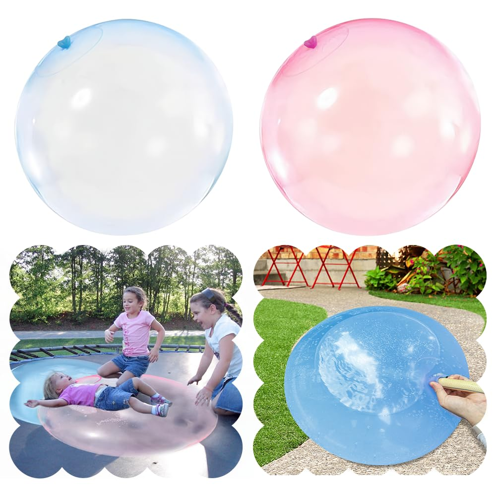 Bubble Machine Outdoor - 70CM Bubble Ball, Inflatable Giant Balloon,