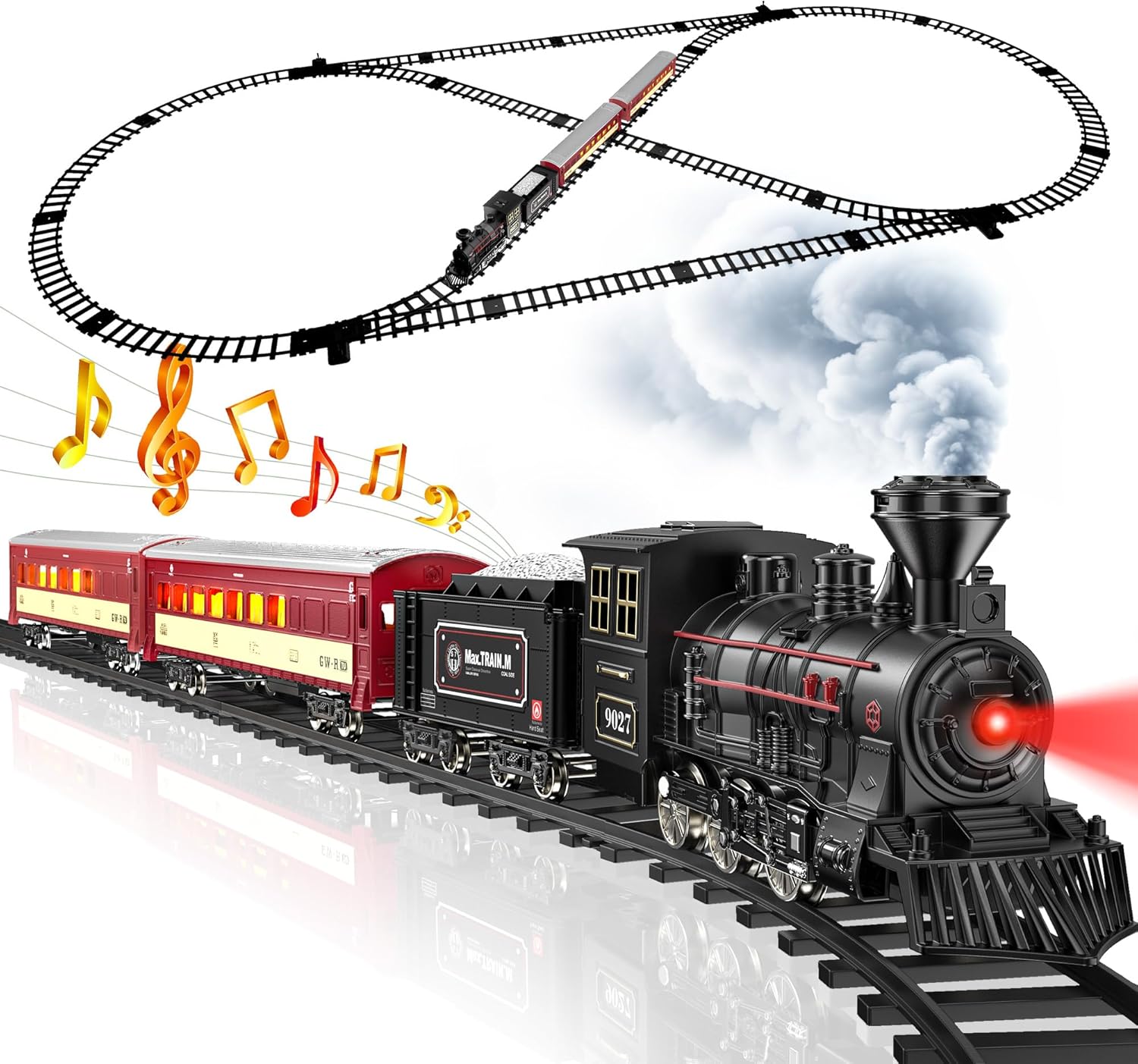 Toy Train Track Set - Train Set - Metal Train Toys