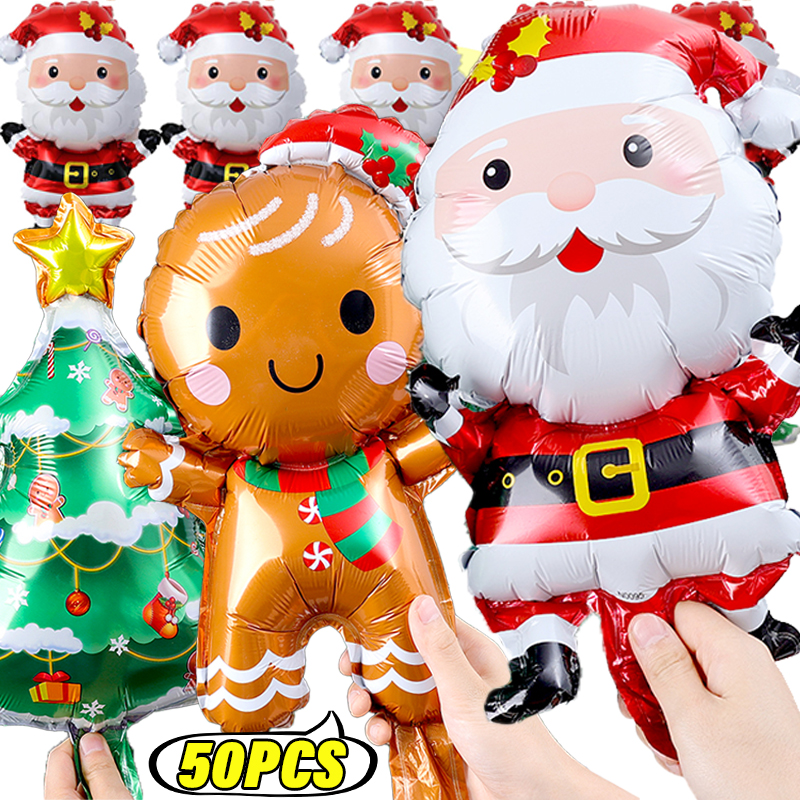 Kids Toys Xmas 2025 - 2025 Christmas Foil Balloon Santa Claus