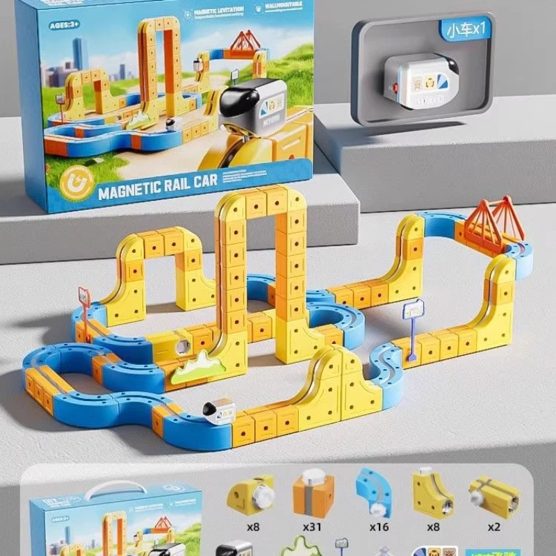 Diy Assembly Magnetic Track Tr - đánh giá và giá Toy Train Track Set
