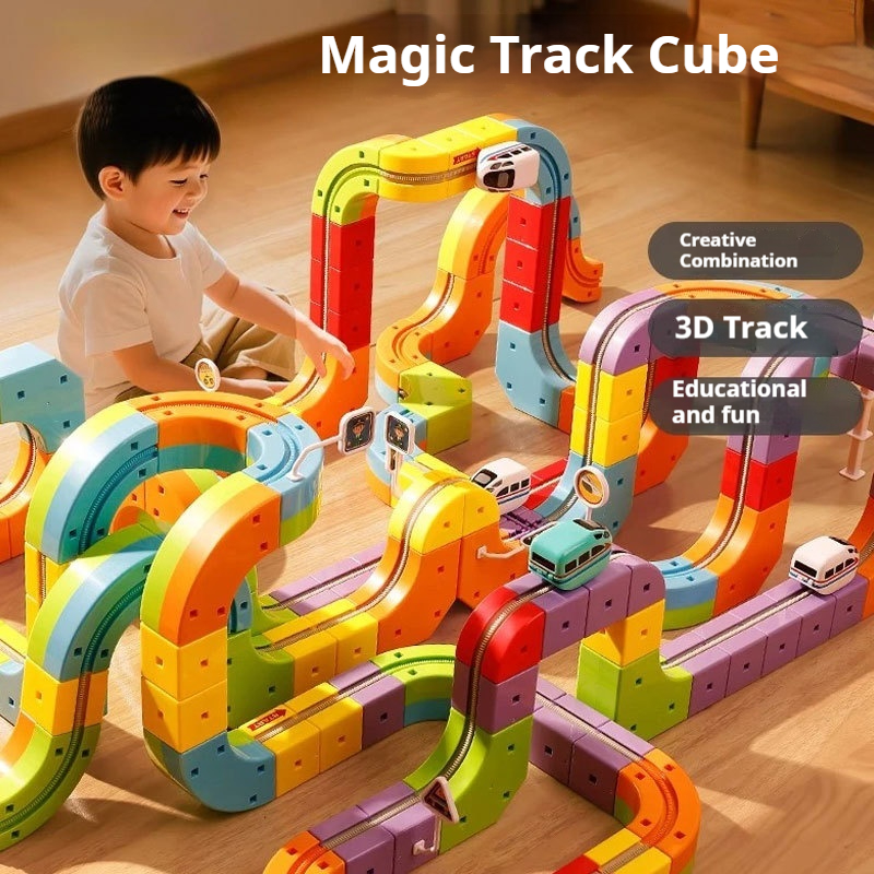 Diy Assembly Magnetic Track Tr - đánh giá và giá Toy Train Track Set