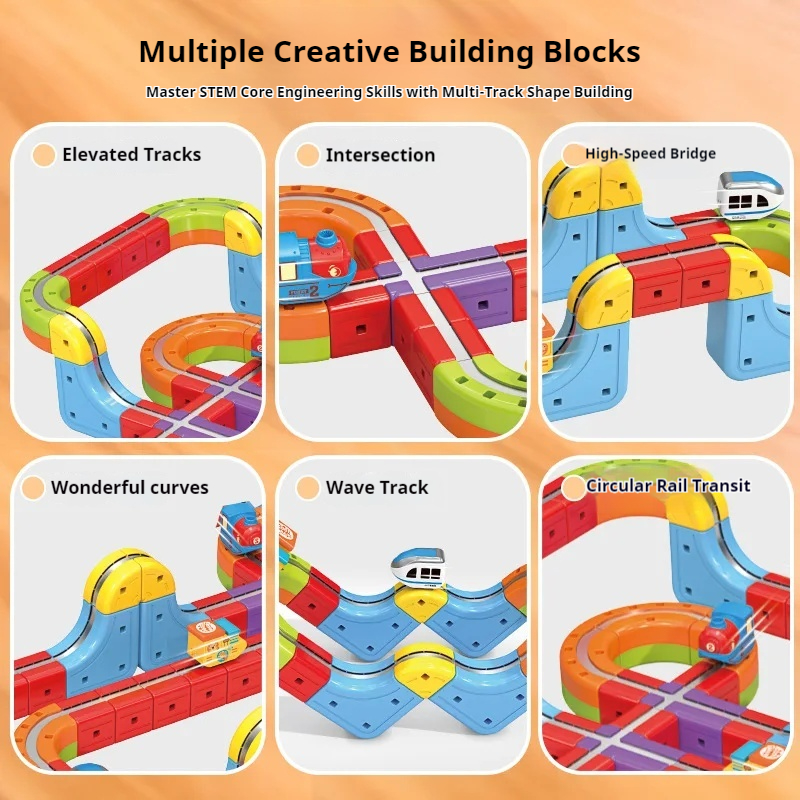 Magic Transformable Cube Magne - đánh giá và giá Toy Train Track Set