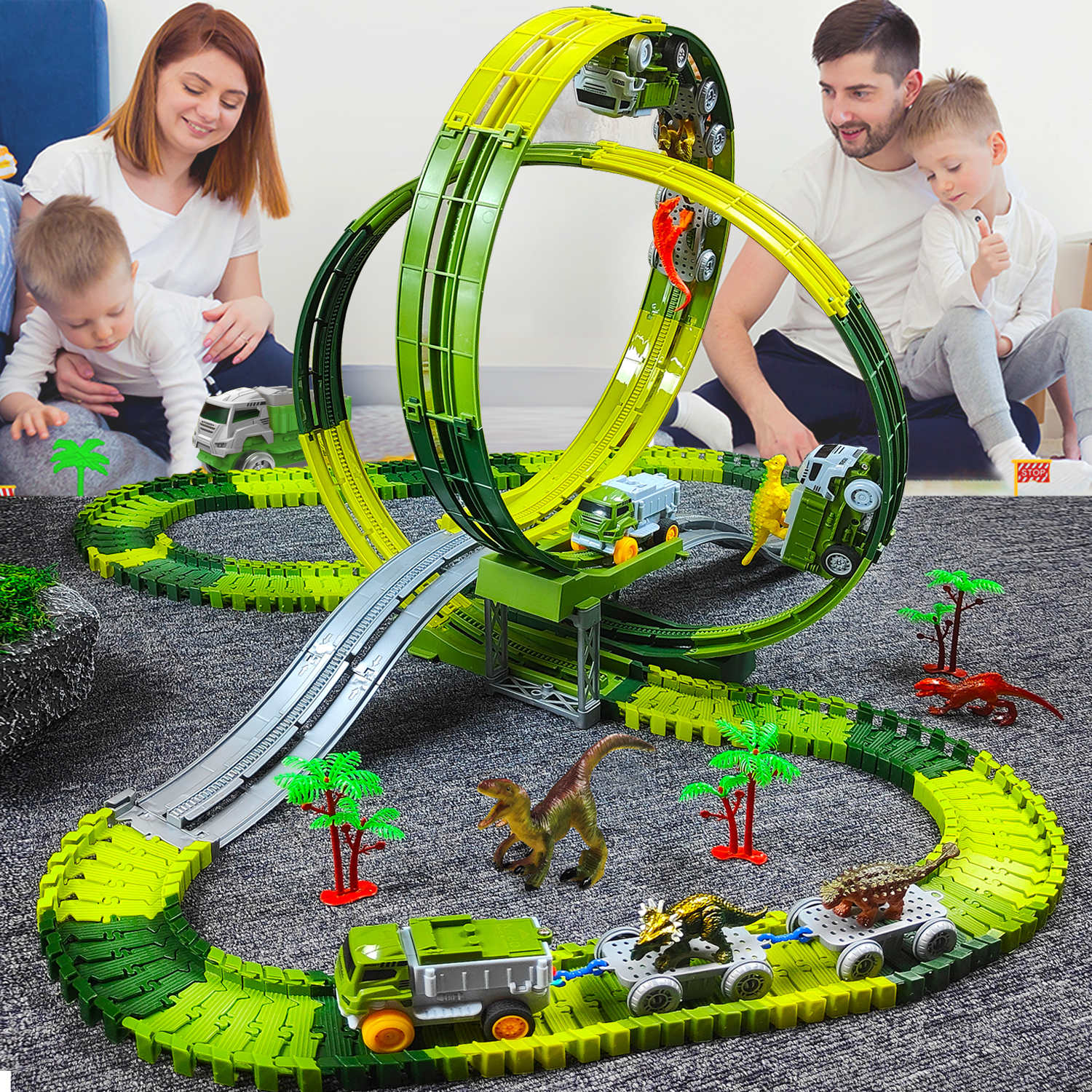 Children Electric Track Toy Ca - đánh giá và giá Toy Train Track Set