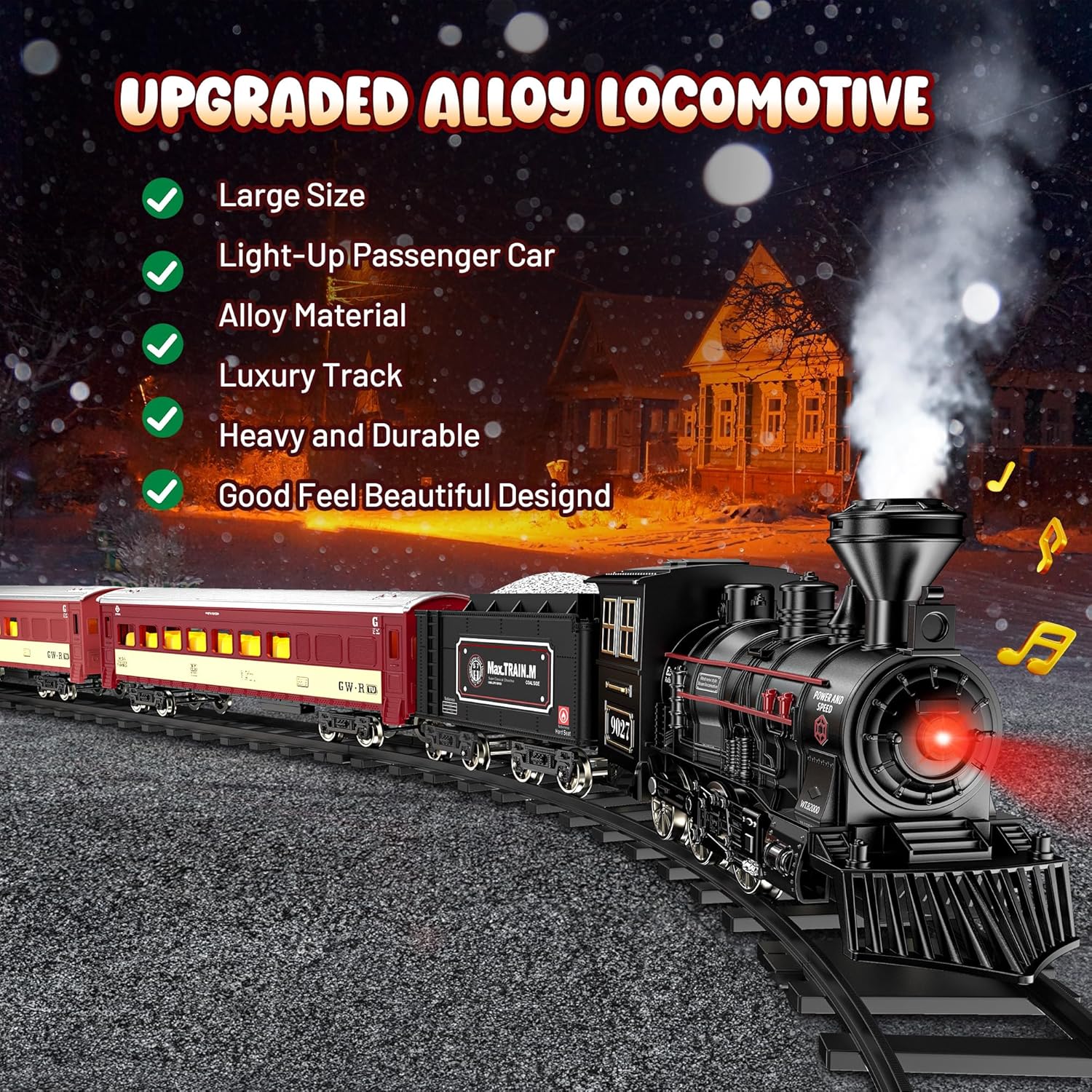 Train Set - Metal Train Toys w - đánh giá và giá Toy Train Track Set