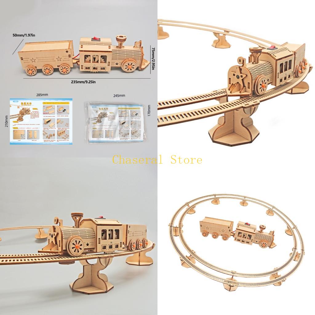 E7CE Wooden Science Toy Train  - đánh giá và giá Toy Train Track Set