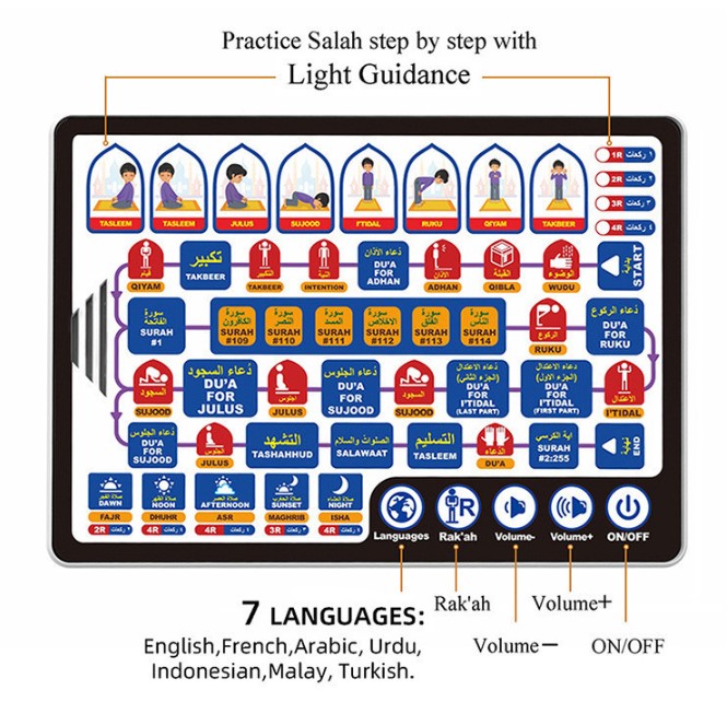 Islamic Tablet AL-Quran Belaja - đánh giá và giá Kids Quran Toys