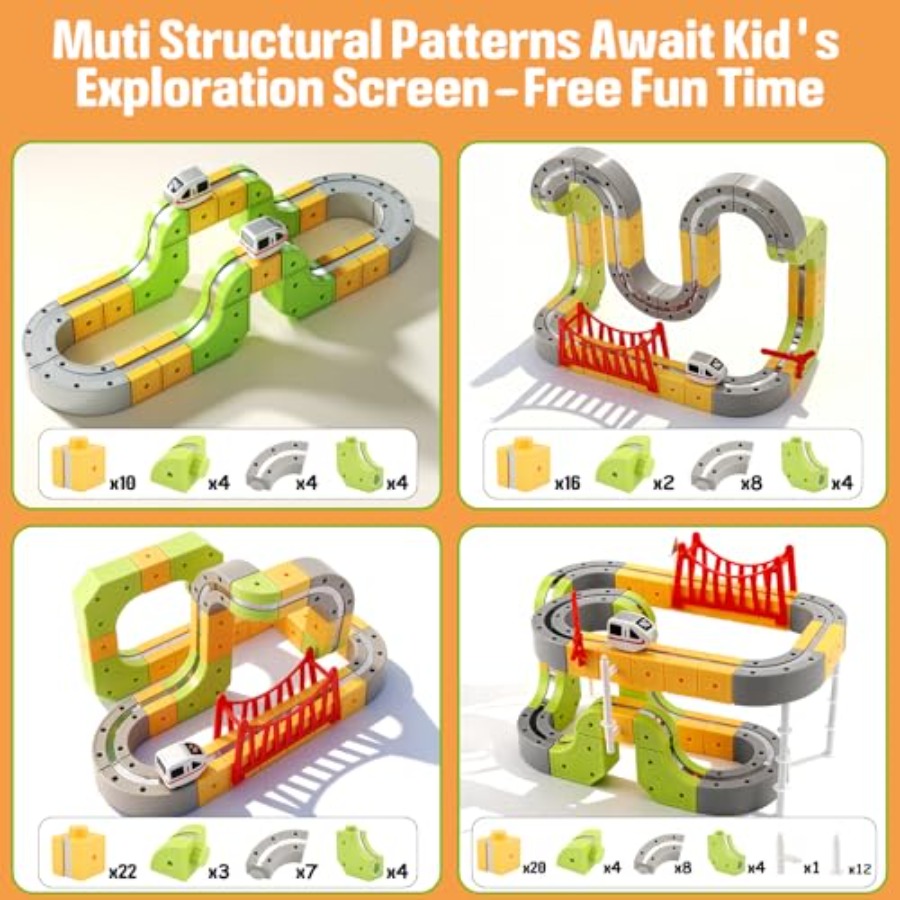 STEM train set for kids 4-8 ma - đánh giá và giá Kids' Toy