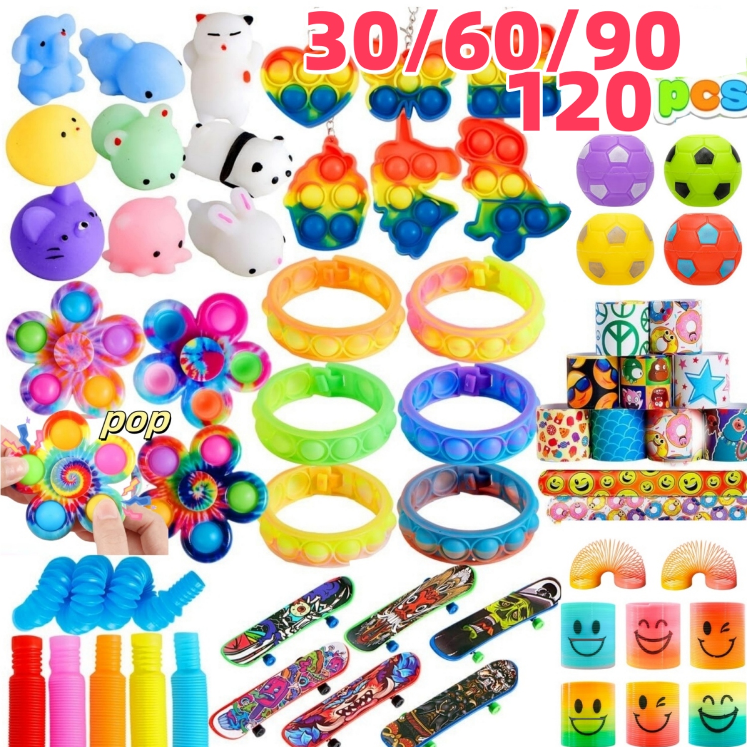 Bulk Pack of 30-120 Popular Fi - đánh giá và giá Kids Y Toys