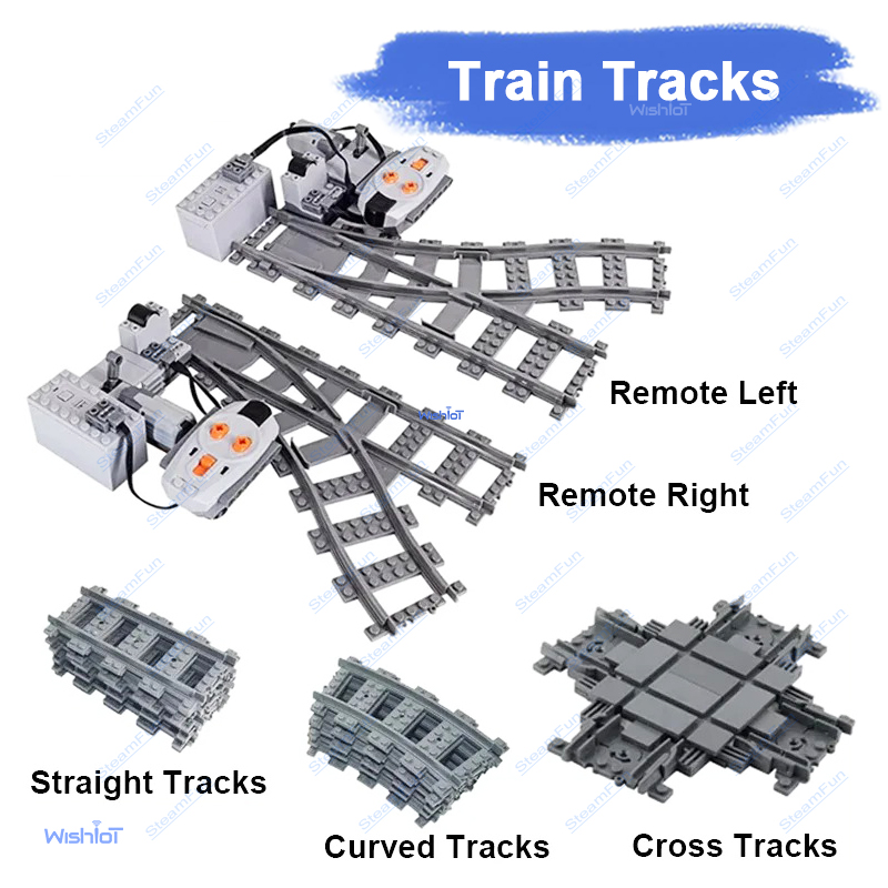 Technical MOC City Train Track - đánh giá và giá Toy Train Track Set