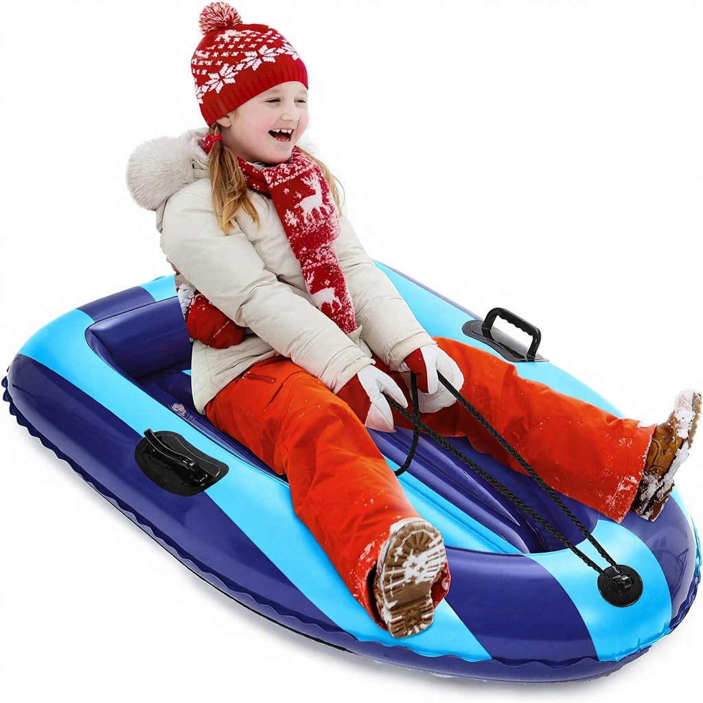 QPAU Inflatable PVC Snow Sled  - đánh giá và giá Kids' Toy