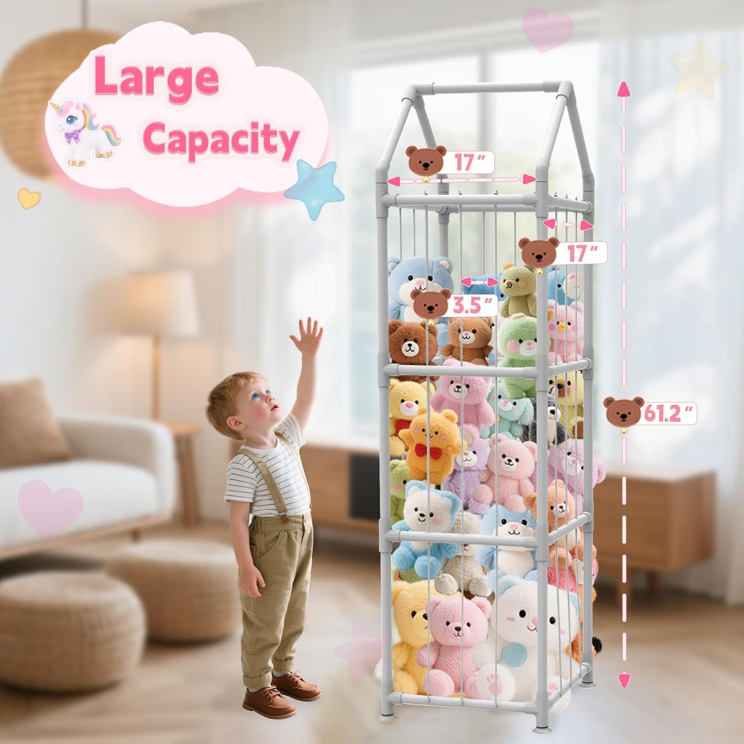 Stuffed Animal Storage with Su - đánh giá và giá Kids' Toy