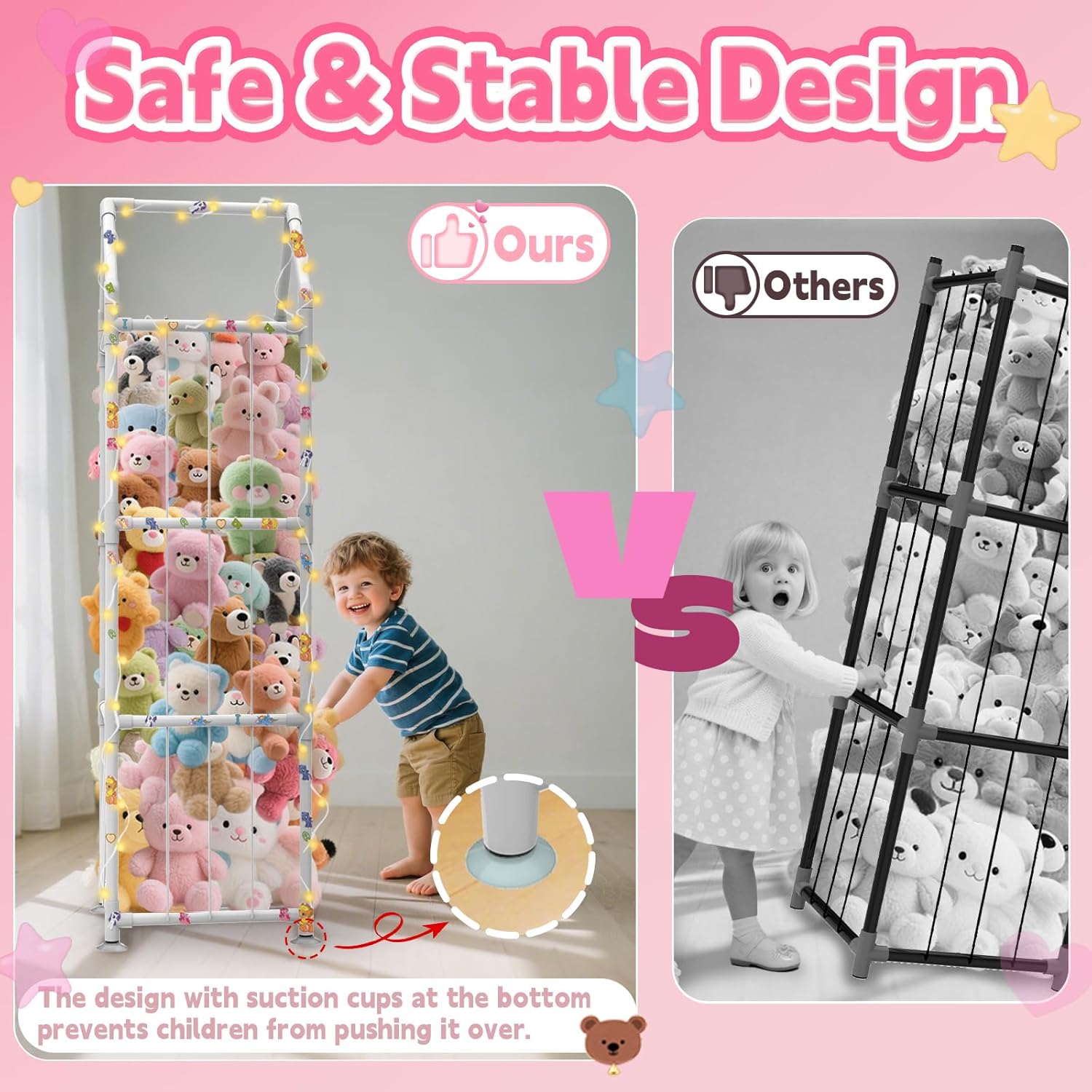 Stuffed Animal Storage with Su - đánh giá và giá Kids' Toy