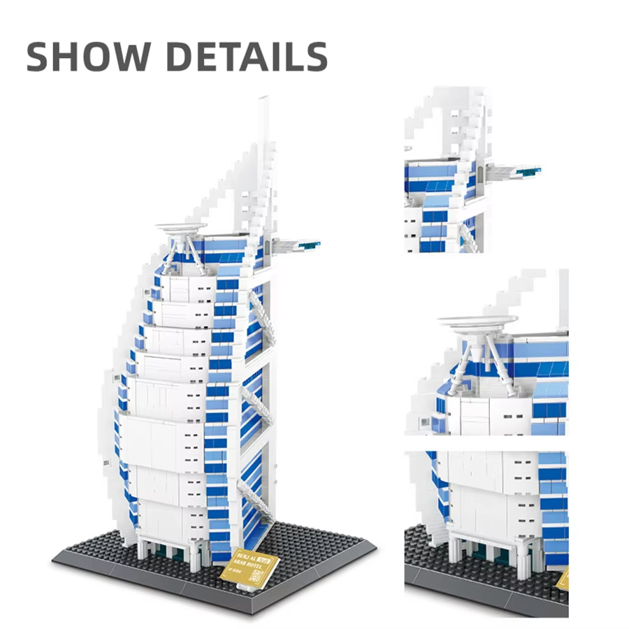 1306pcs Building Blocks Burjal - đánh giá và giá Kids Toys Dubai