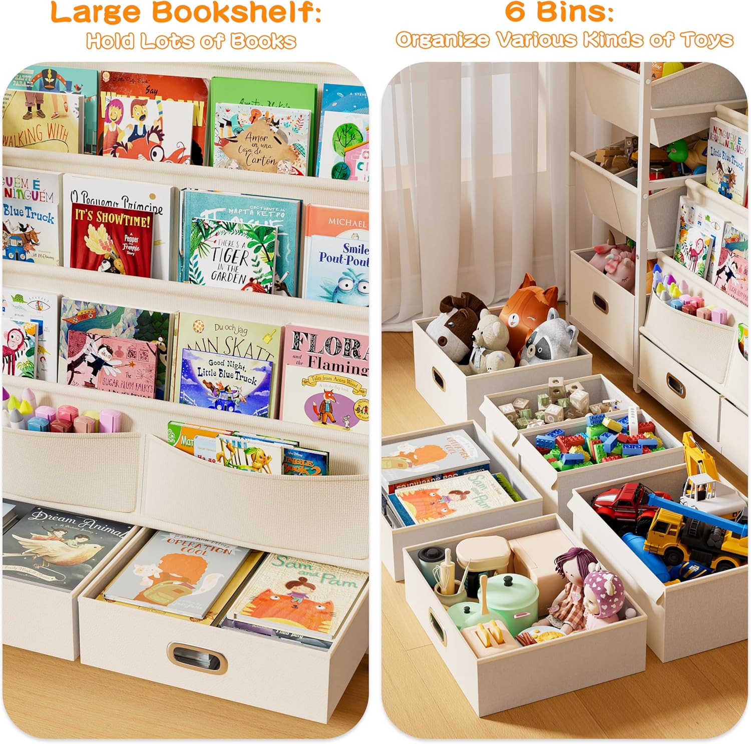 Kids Bookshelf and Toy Storage - đánh giá và giá Kids' Toy
