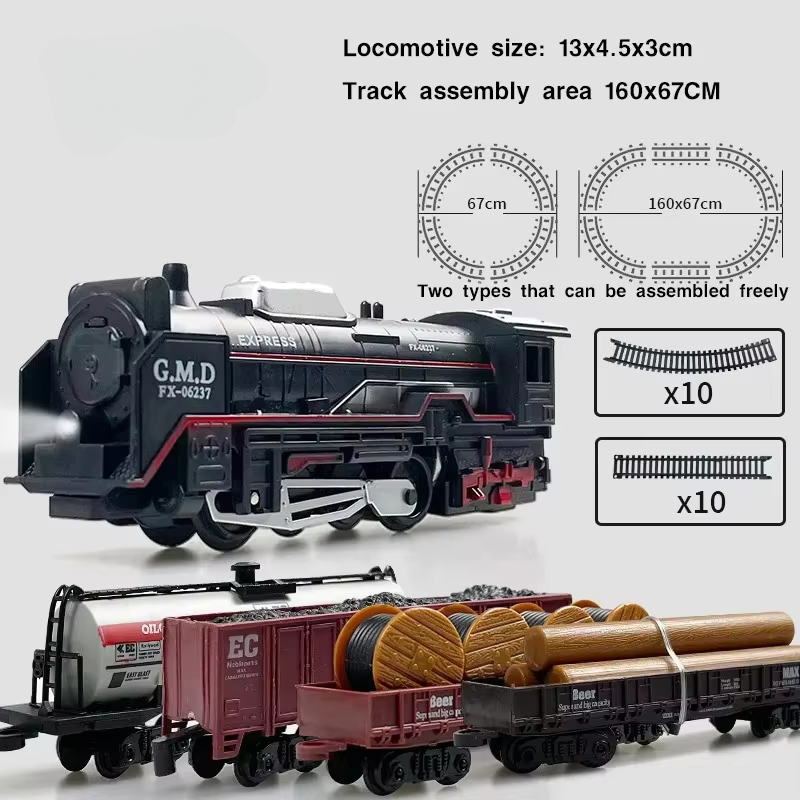 Classical Railway Freight Trai - đánh giá và giá Toy Train Track Set