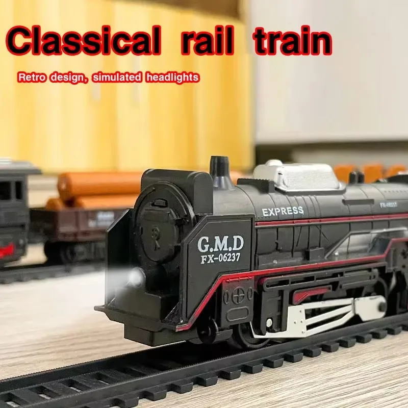 Classical Railway Freight Trai - đánh giá và giá Toy Train Track Set