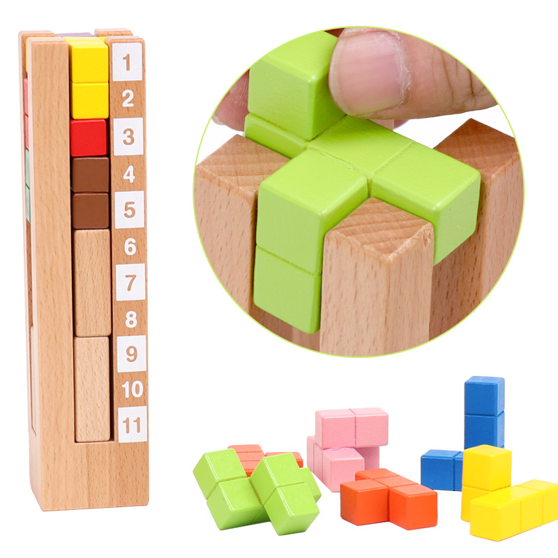 Tower Block Wooden Blocks Educ - đánh giá và giá Kids Toys Now