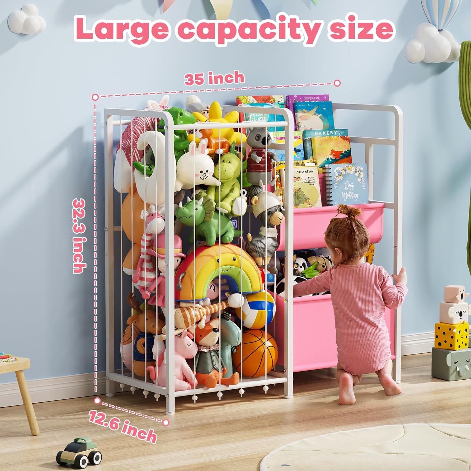 3-Tier Kids Bookshelf and Toy  - đánh giá và giá Kids' Toy