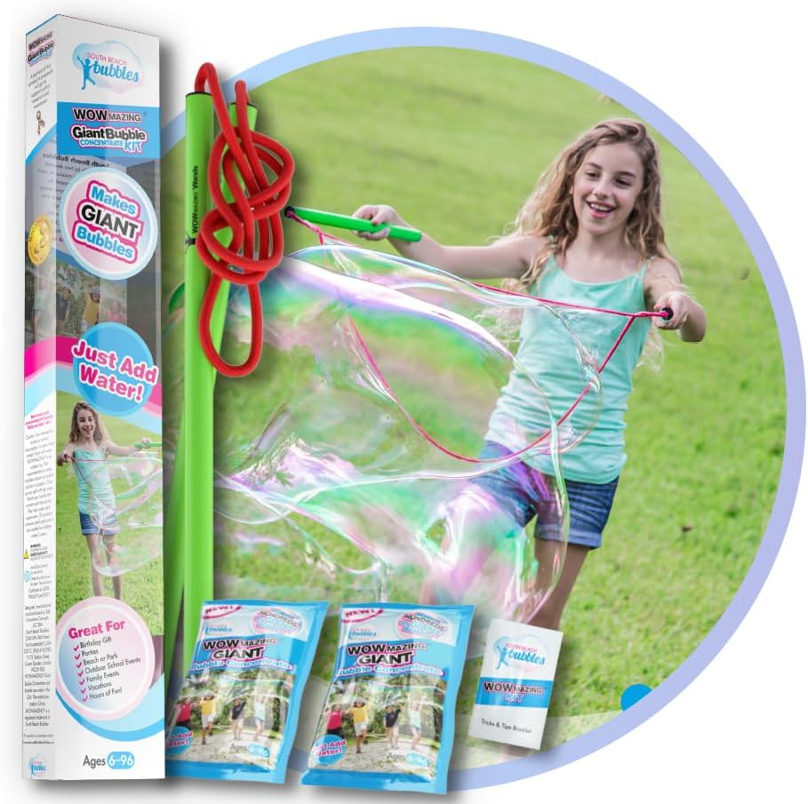 Giant Bubble Wands Kit (4-Piec - đánh giá và giá Kids Toys Made In Usa