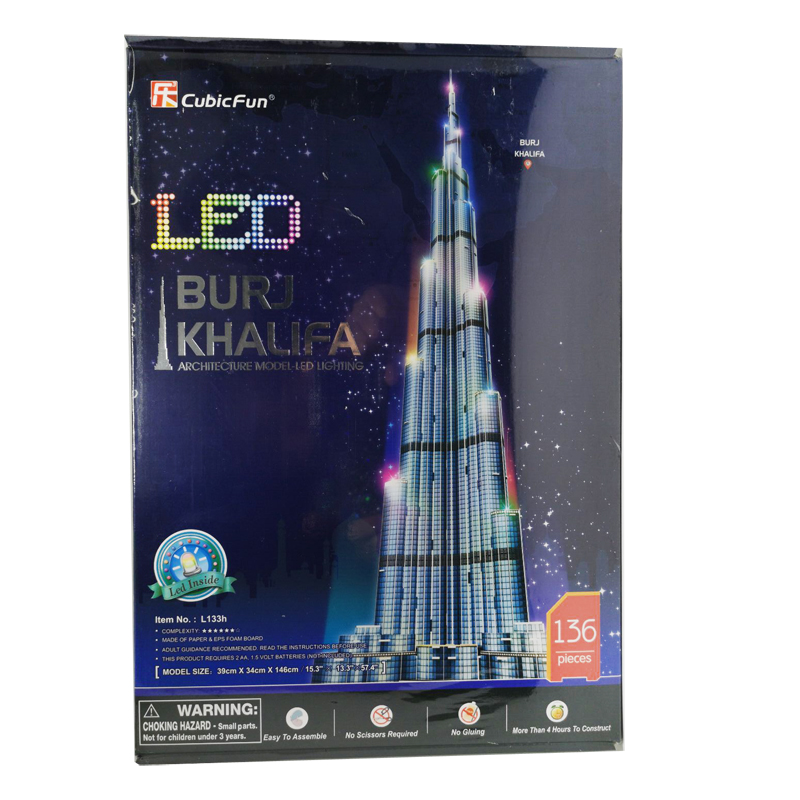 3d Puzzles 1.5m Dubai Burj Kha - đánh giá và giá Kids Toys Dubai