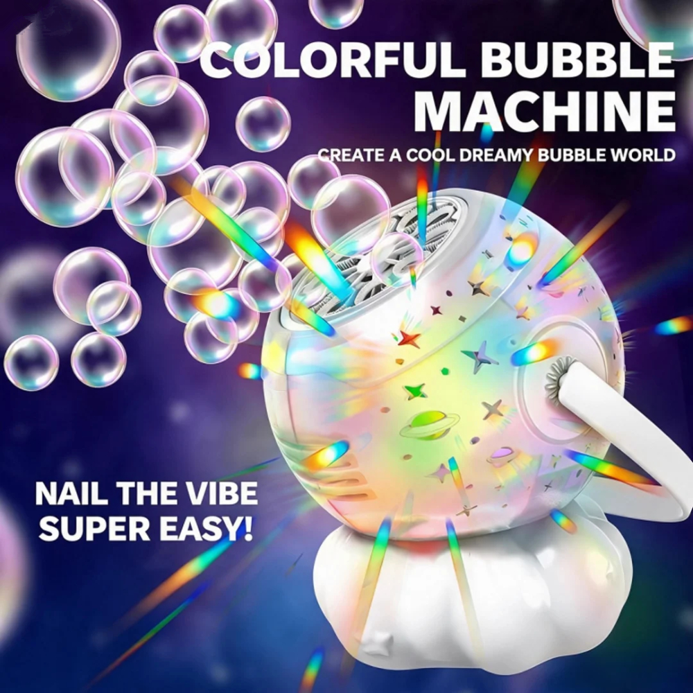 Color Light Galaxy Projection  - đánh giá và giá Bubble Machine Outdoor