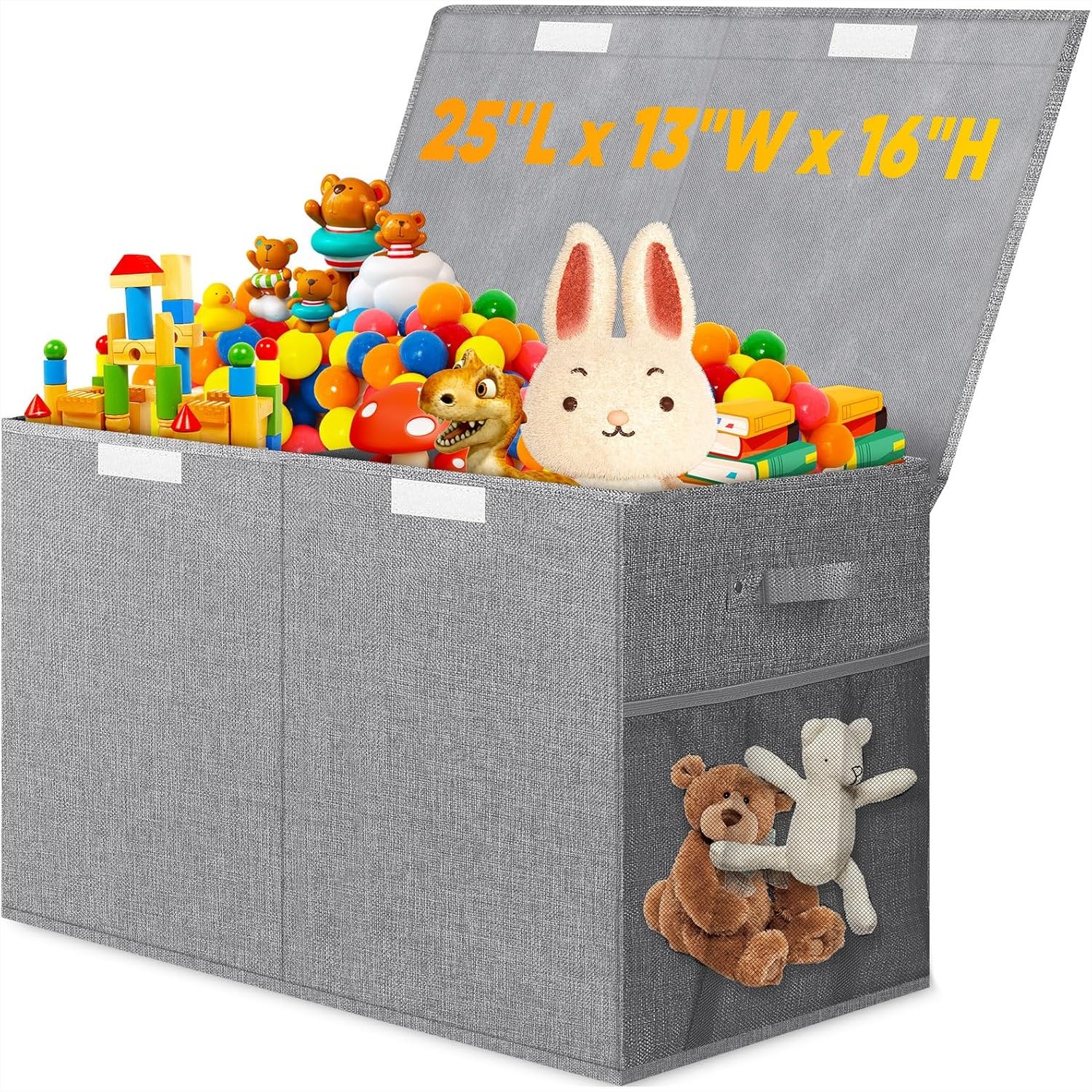 Large Toy Storage Box with Lid - đánh giá và giá Kids' Toy