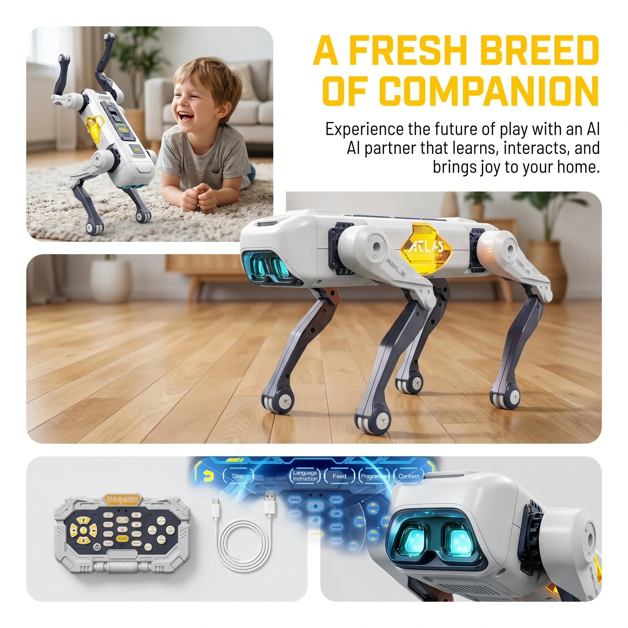 AI Smart Robot Dog, Voice & AP - đánh giá và giá Kids Y Toys