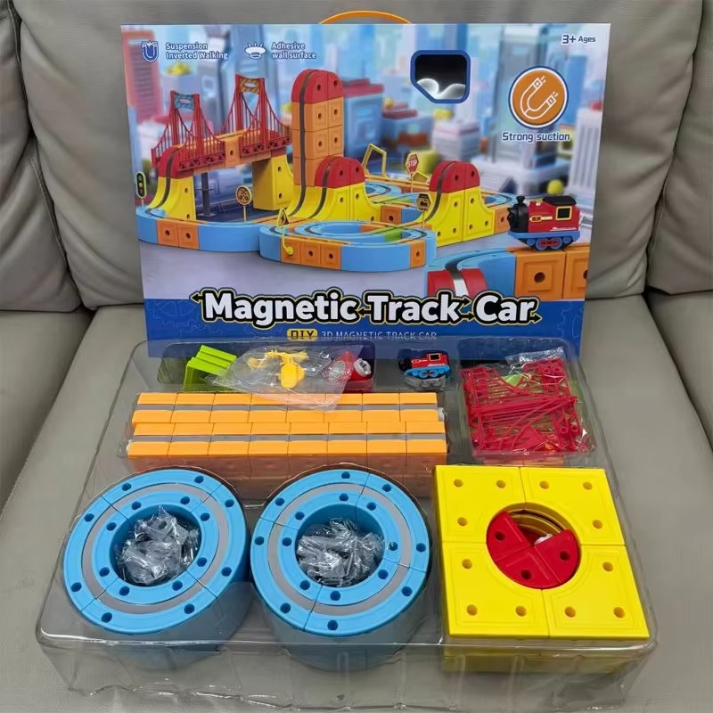 3D Magnetic Track Car Boy High - đánh giá và giá Toy Train Track Set