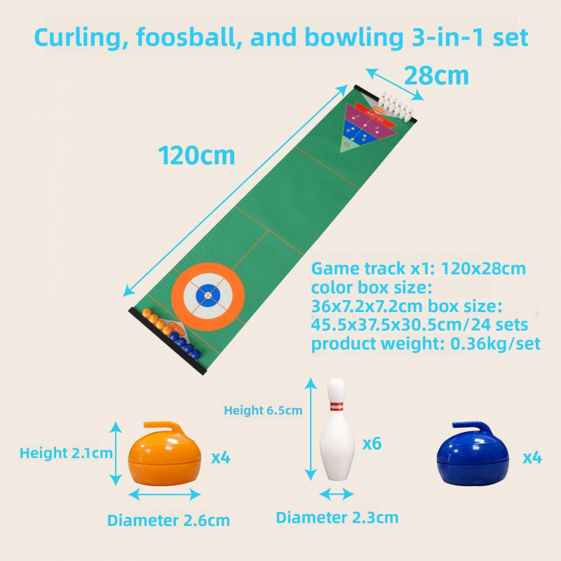 Curling Tabletop Game Set, Min - đánh giá và giá Kids' Toy