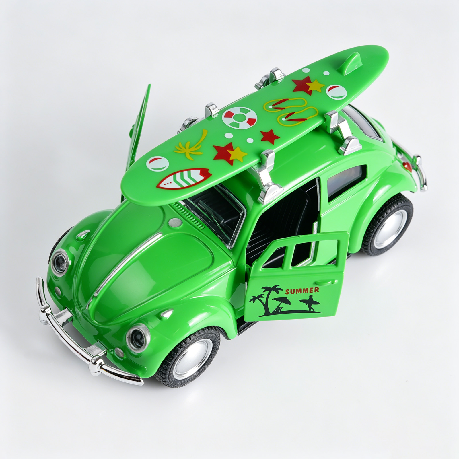 Retro Green Beetle Diecast Car - đánh giá và giá Kids Y Toys