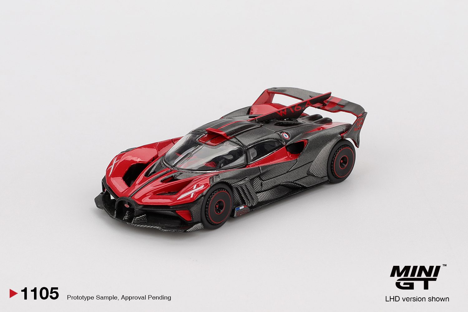 MINIGT 1/64 Bugatti Bolide Red - đánh giá và giá Kids Y Toys