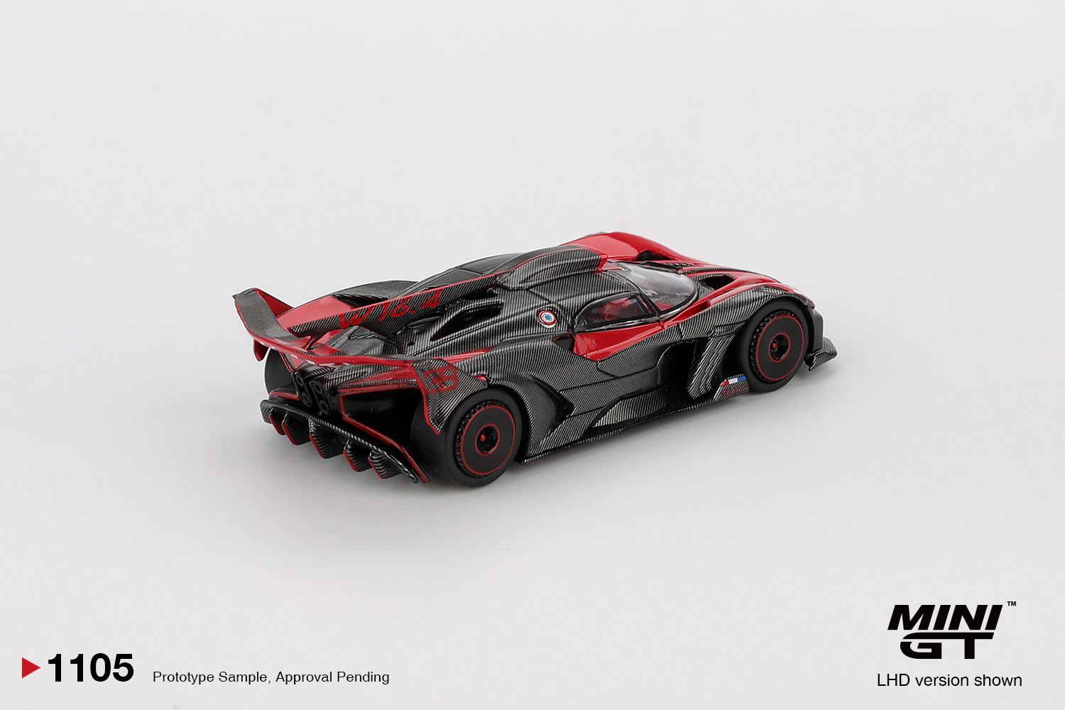 MINIGT 1/64 Bugatti Bolide Red - đánh giá và giá Kids Y Toys