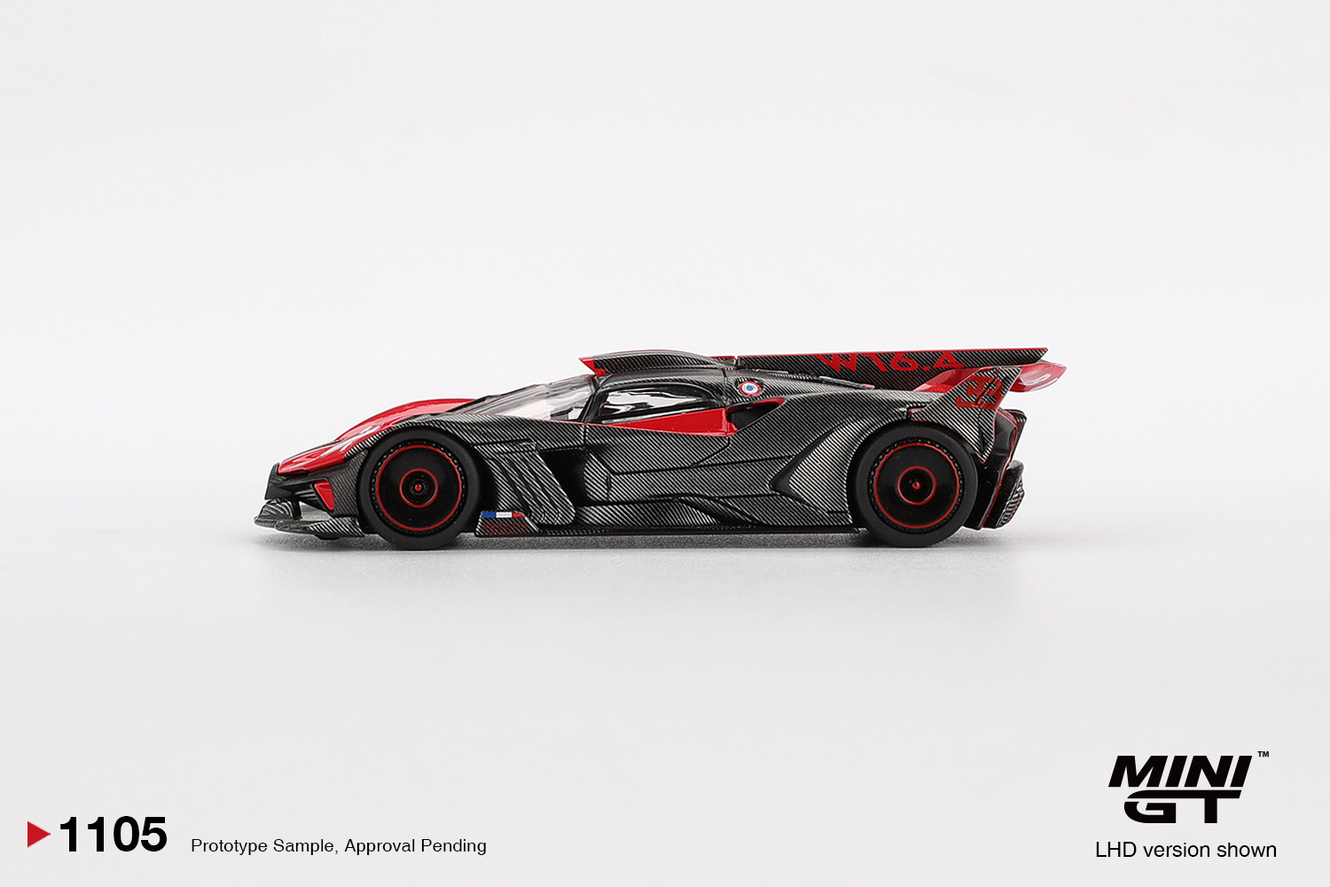 MINIGT 1/64 Bugatti Bolide Red - đánh giá và giá Kids Y Toys