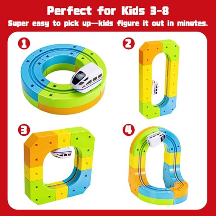 Electric Train Set for Ages 3- - đánh giá và giá Toy Train Track Set