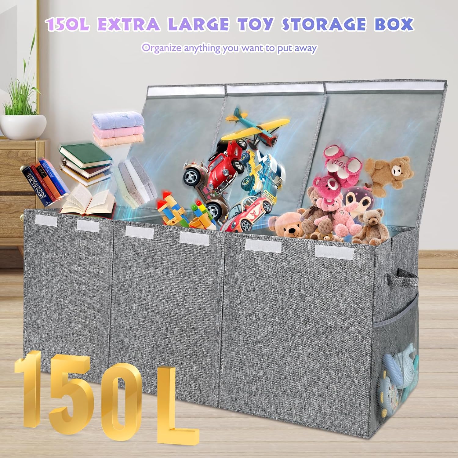 Large Toy Storage Organizer wi - đánh giá và giá Kids' Toy
