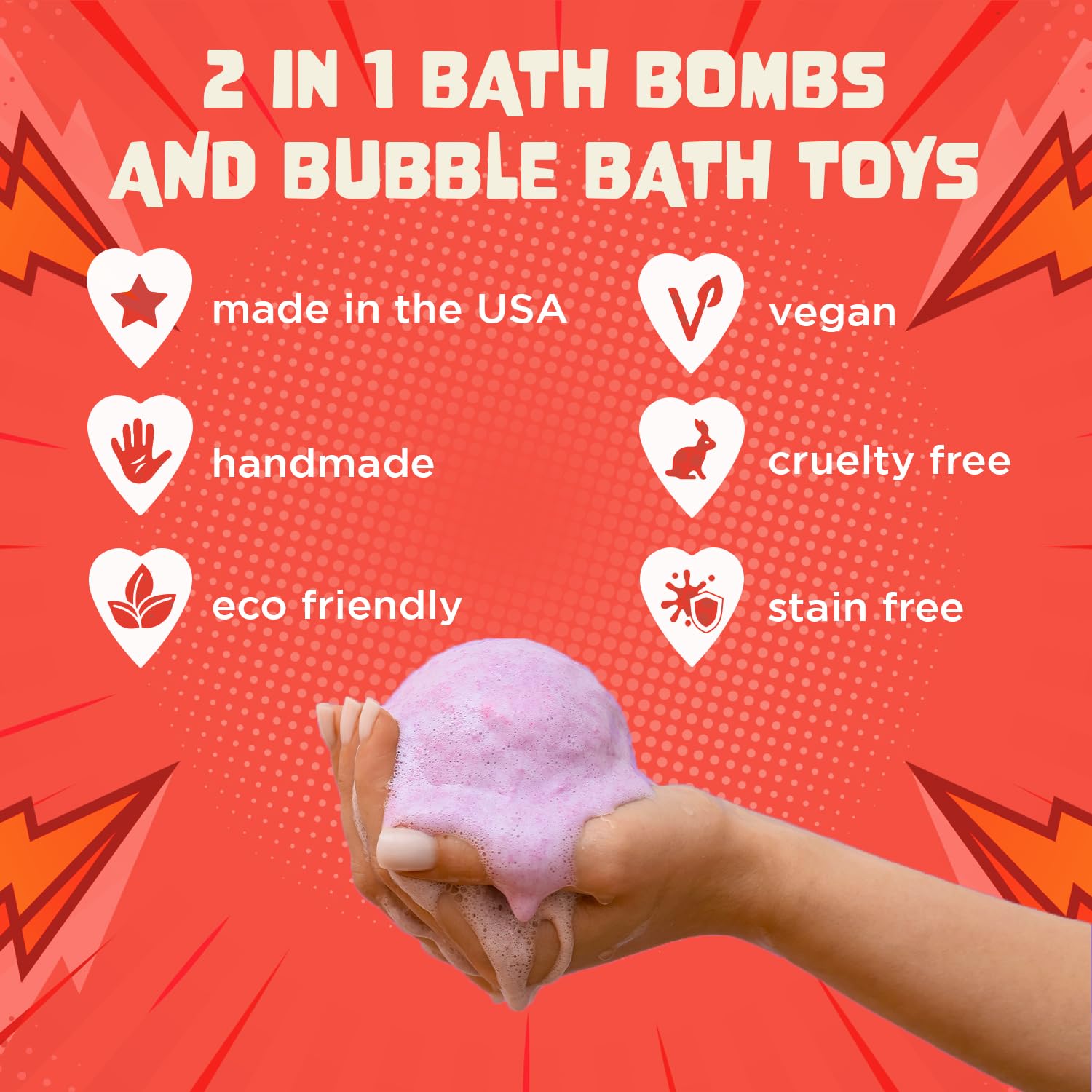 Superhero Bath Bombs for Kids  - đánh giá và giá Kids Toys Made In Usa